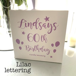 Buzón para tarjetas de cumpleaños, buzón para tarjetas de felicitación en color blanco, buzón para ocasiones especiales, buzón para tarjetas personalizado