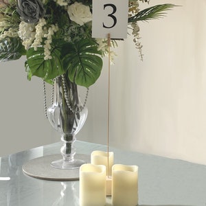 Números de mesa de madera, portatarjetas de madera, decoración de mesas para bodas, números de mesa para eventos, números de mesa personalizados, números para centros de mesa
