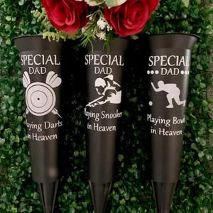 Vaso Memorial Personalizado: Vaso de Flores para Túmulo com Tema Esportivo
