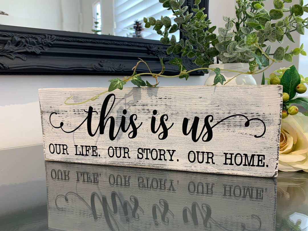 This is Us Wooden Sign: Farmhouse Family Home Decor - Etsy Australia