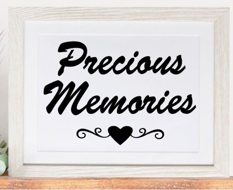 Precious Memories Art Print: Family Home Decor (A4) - Etsy