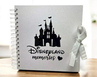 Personalized Disneyland Scrapbook: Keepsake Photo Album for Magical Memories and Disney Adventures