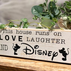 Disney Wooden Sign farmhouse Disney home decor freestanding wooden sign