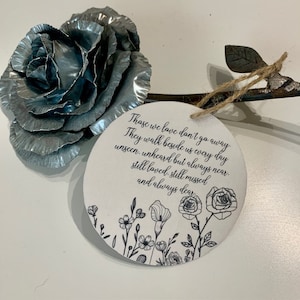 Memorial Gift: Bereavement Keepsake Wooden Hanging Decoration