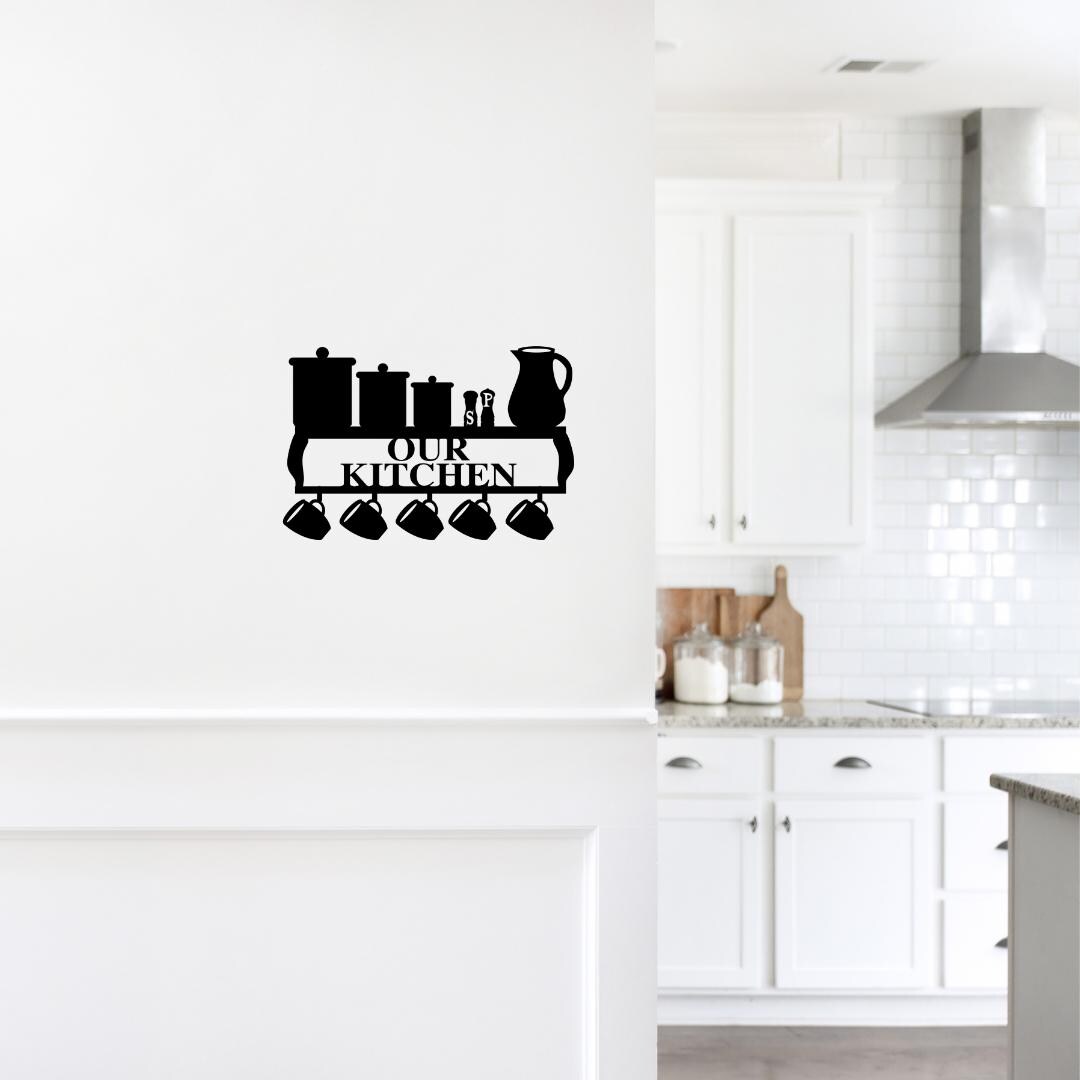 Personalized Kitchen Vinyl Wall Decal: "our Kitchen" Sticker - Etsy