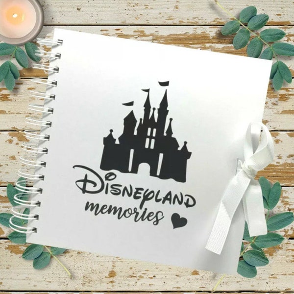 Album de coupures de Disneyland | Album photo | Souvenirs de Disney | Album/journal/livre, cadeau de Noël, cadeau d'anniversaire, aventures Disneyland.