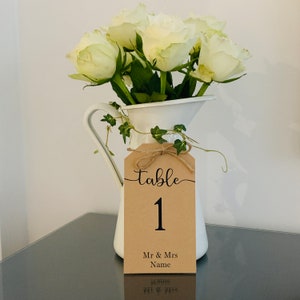 Wedding Table Numbers, Wooden Tags, Wedding Table Decoration, Table Numbers, Table Signs. Wedding venue decoration, Events, personalised