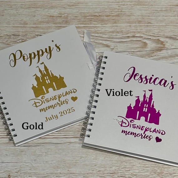 Personalized Disneyland Scrapbook Album: Capture Magical