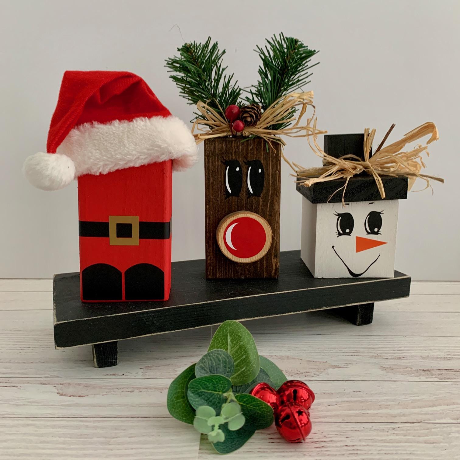 TUPARKA Lot De 4 Plaques De Nail Art De Noël Pour Nail Art - Motif Père