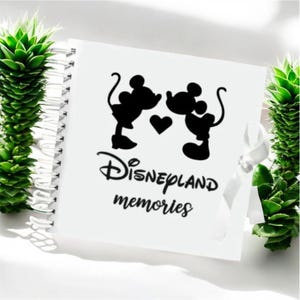 Mickey & Minnie Disneyland Scrapbook | Photo Album | Disney Memories | Scrapbook/Journal/Book