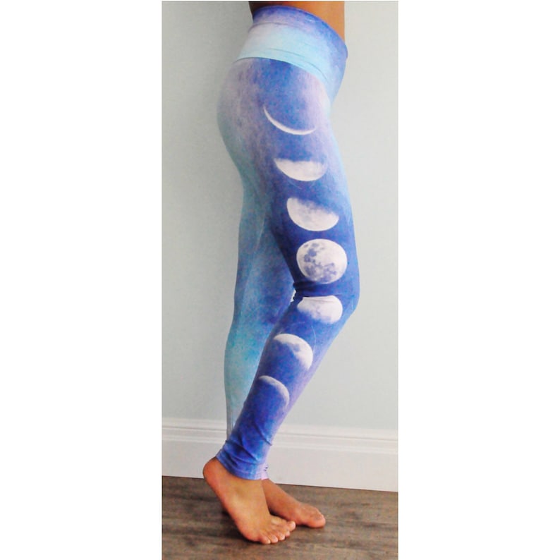 fitness leggings leggings yoga leggings workout leggings high waist leggings yoga pants yoga leggings women Moon Phase leggings