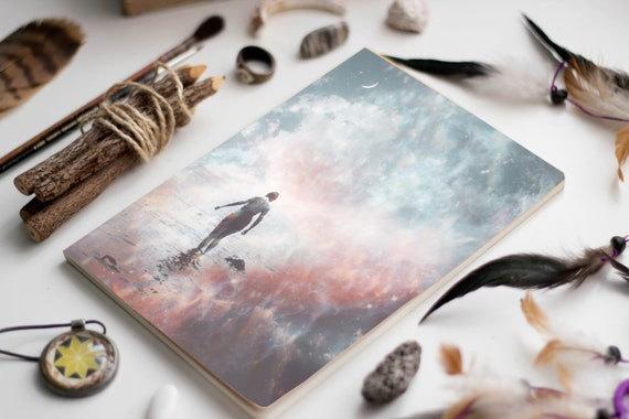 Escapist Dream Journal Celestial Art Notebook Dream Journal Etsy India