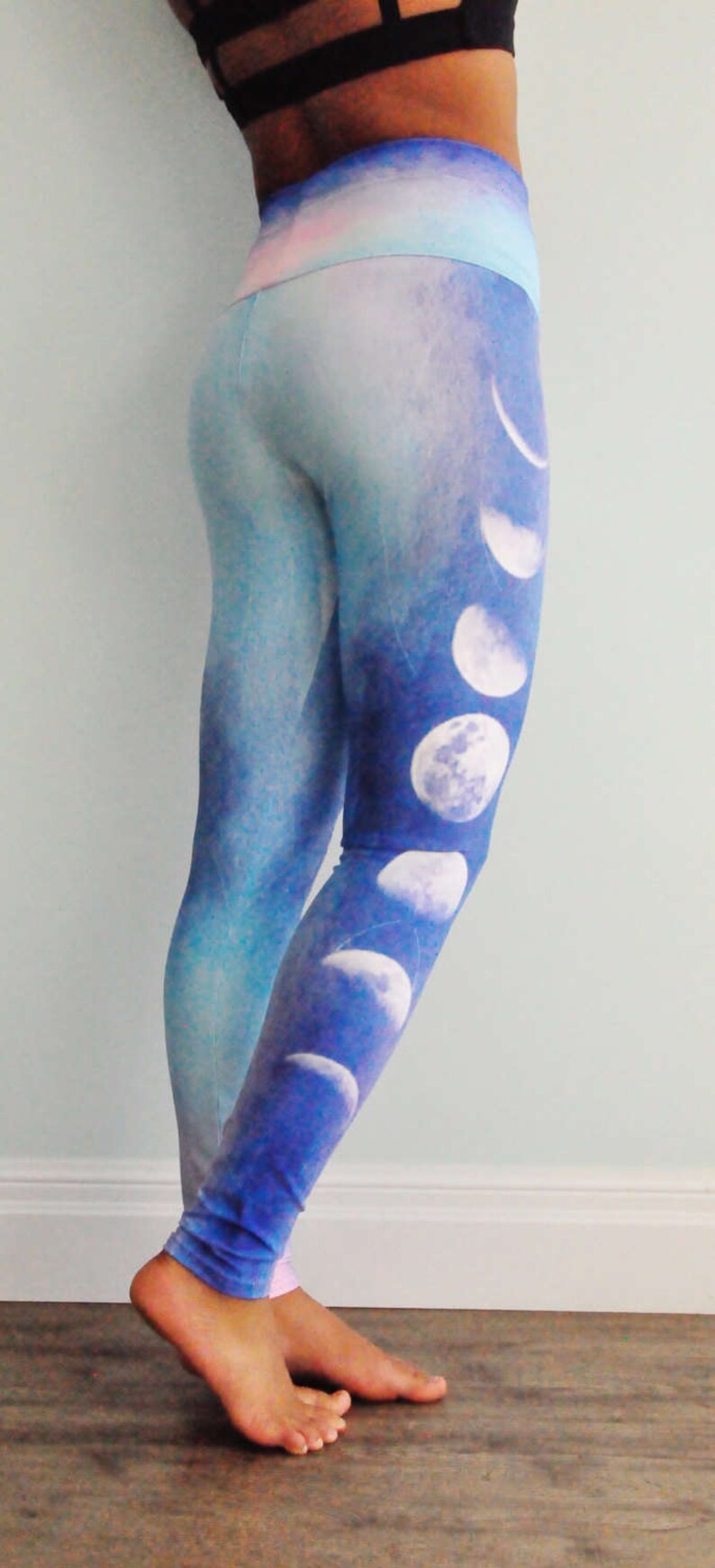 fitness leggings leggings yoga leggings workout leggings high waist leggings yoga pants yoga leggings women Moon Phase leggings