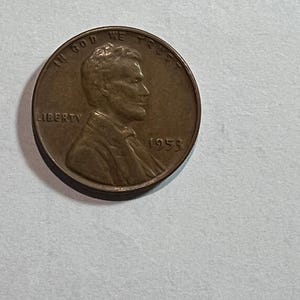 1953 Wheat Penny No Mint