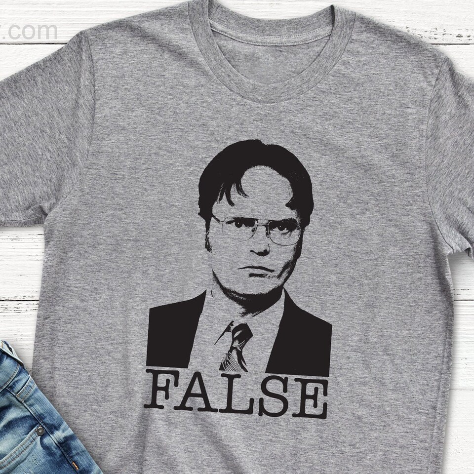 The Office Shirt Dwight Schrute Soft and Comfy The Office False Dwight