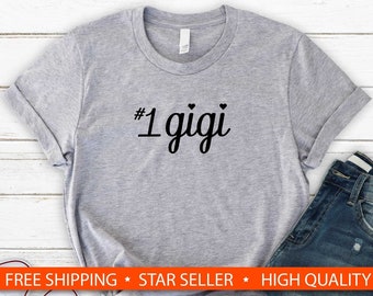 GIGI GIFTS, Gigi Shirt, Gigi Mothers Day Gifts, Grandma Shirt, Soft & Comfy Tee, Mothers Day, Grandparents, Christmas, Birthday, New Grandma