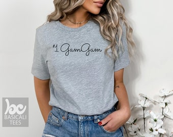 Grandma Shirt, Gam Gam Shirt, #1 GamGam Soft Unisex Shirt, Gift for Her, Gam Gam, Grandma Gift, Grandma, Gift, Bear,Gifts For Mom