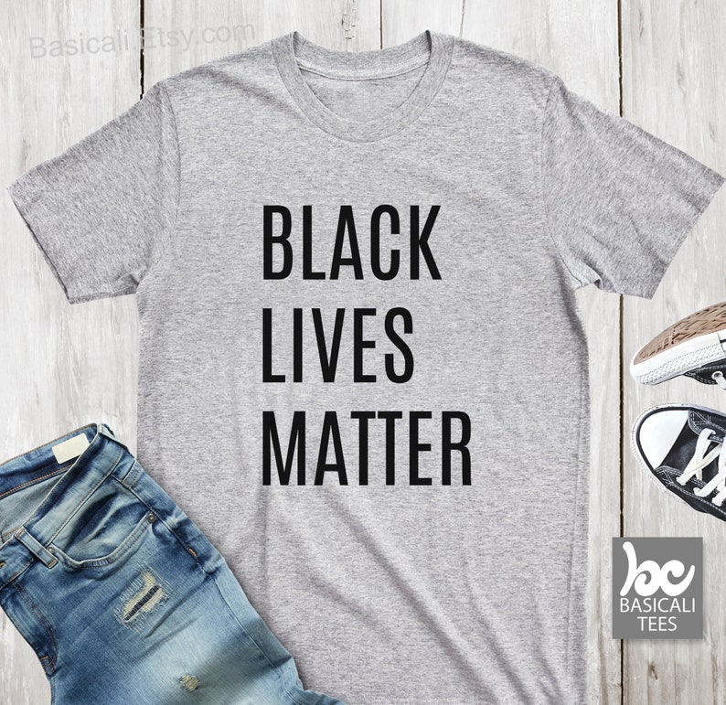 Black Lives Matter Shirt, BLM Shirt, Soft and Comfy Unisex Tee image 2