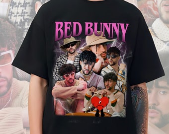 Bad Buny Tee, Bad Buny Fan Shirt, RAP Hip-hop T-shirt, Vintage shirt