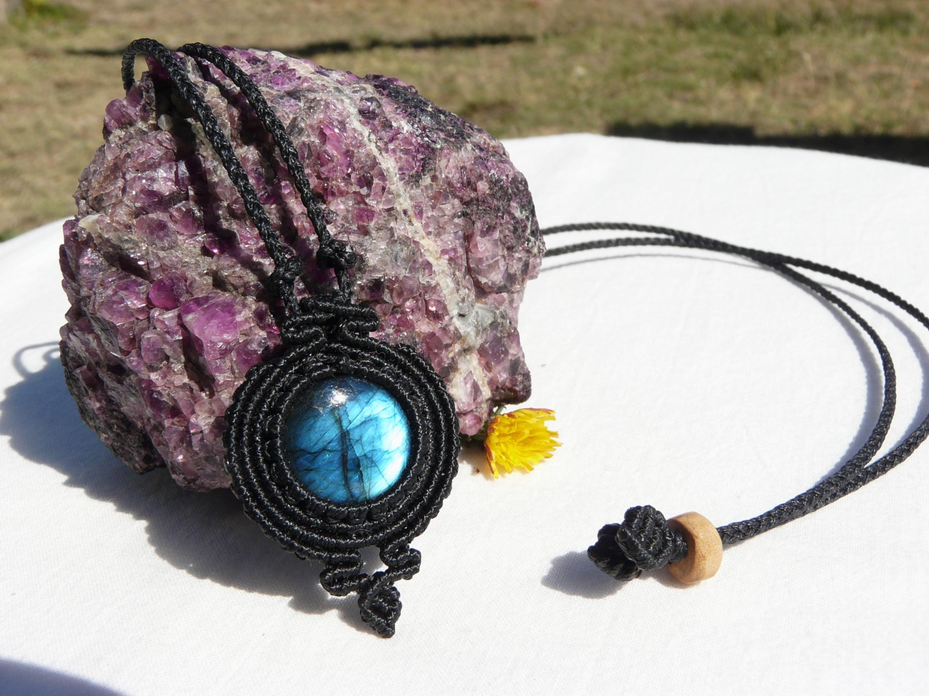 AAA+ Perle Micro Sfaccettate Di Labradorite Naturale Blu Fuoco 3 - Foto 10