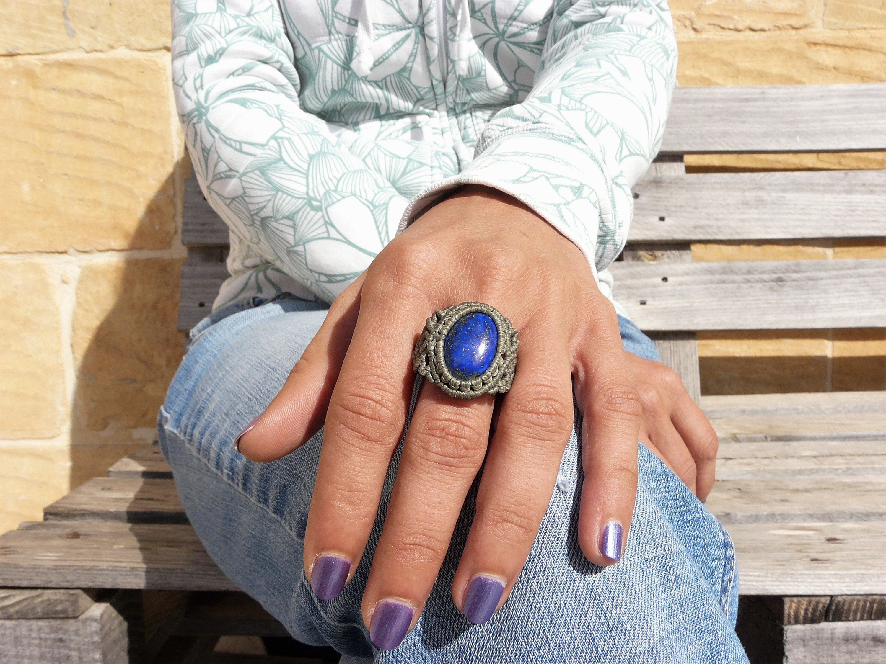 Handcrafted Macrame Rings – Miss Ble Blu
