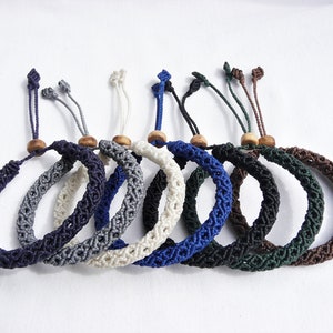Friendship Bracelet for Women or Men, Meaningful Gift for Couple, Macrame Handmade Jewelry.