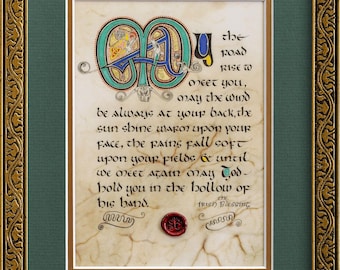 The Irish Blessing -May the Road Rise to Meet You