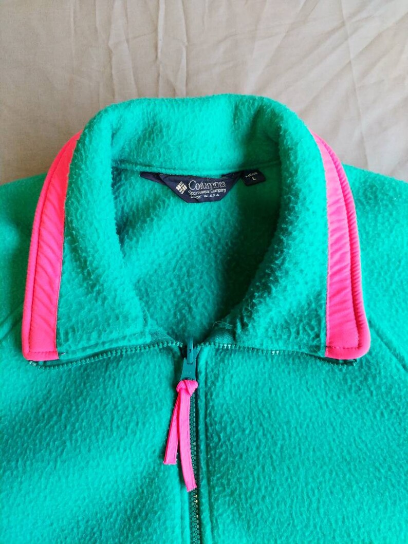 vintage columbia fleece
