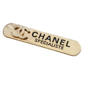 RARE Vintage Chanel Specialiste Pin | Collector's Item & Fashion Jewelry in Very Good Condition
