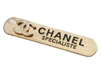 RARE Vintage Chanel Specialiste Pin | Collector's Item & Fashion Jewelry in Very Good Condition