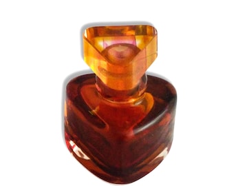 ヴィンテージ ベネチアン ムラーノ アート 吹きガラス 香水瓶 | 吹き