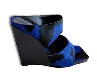 Vivien Lee mules wedge sandals Vivien Lee Made in Italy sandals Vivien Lee Square Toe Wedge Sandals – Made in Italy