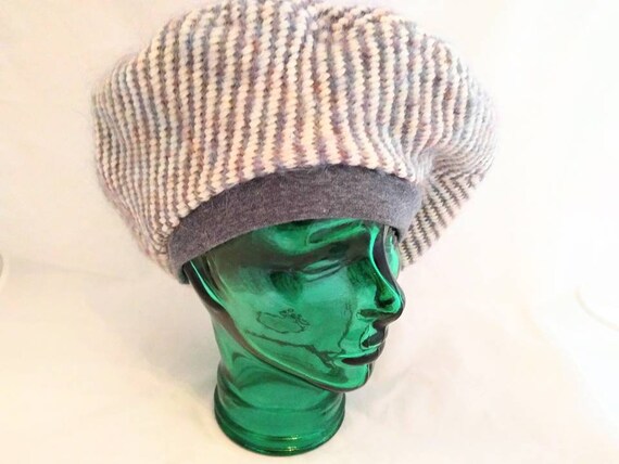 Beret handmade - beautiful Beret beanie / tam ha