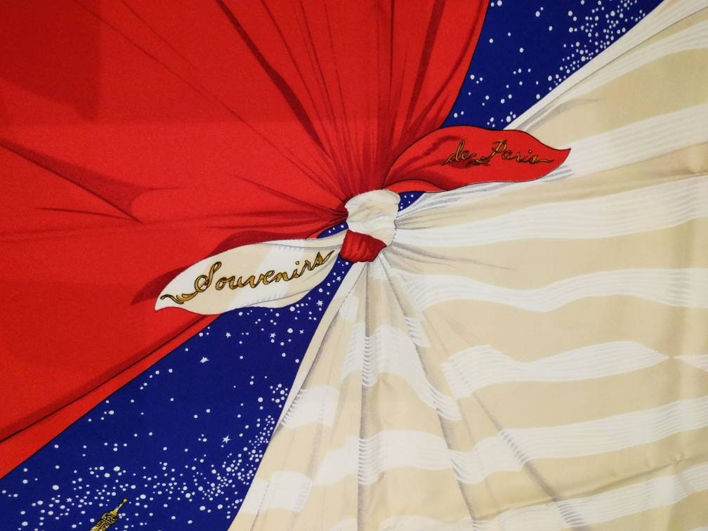 Hermes Scarf Silk Hermes Souvenirs De Paris by Hilton Hermes Scarf Silk Hermes Souvenirs De Paris by Hilton
