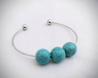 Turquoise bracelets - Wisdom and purity bracelet - FREE SHIPPING - gift wrapping available