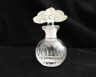 Vintage Perfume Bottle with Daisy stopper