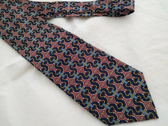 Paolo GUCCI Vintage - 100% Silk tie- Made in Italy - image 4