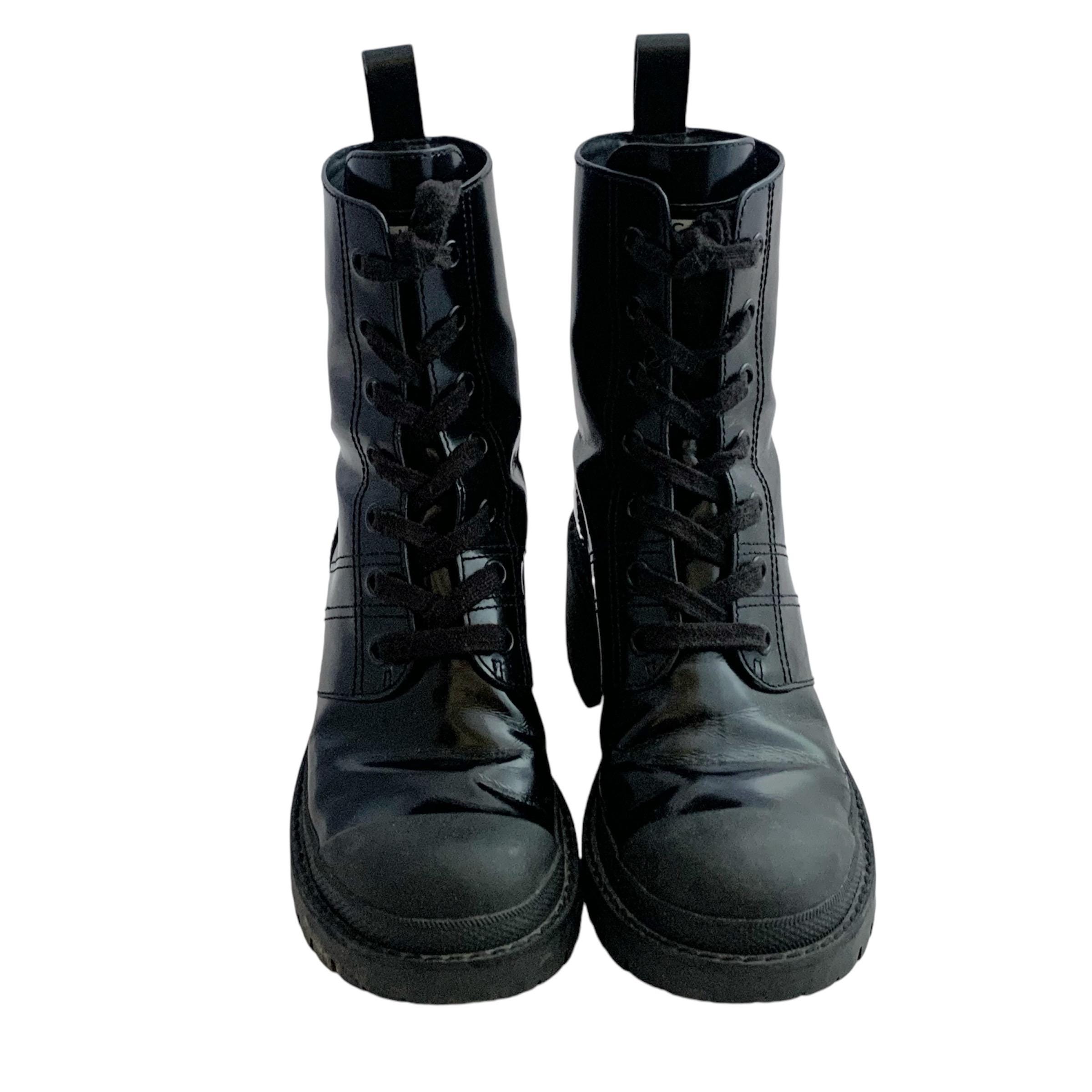 Marc Jacobs combat boot mens size 10.5 worn vintage 1490 MARC JACOBS X DR MARTENS – Posers Hollywood main image 2