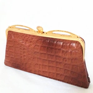 Leather Clutch - Vintage Elegant Purse - Beautiful Handmade Leather Bag for Women - Chic Clutch for Special Occasions