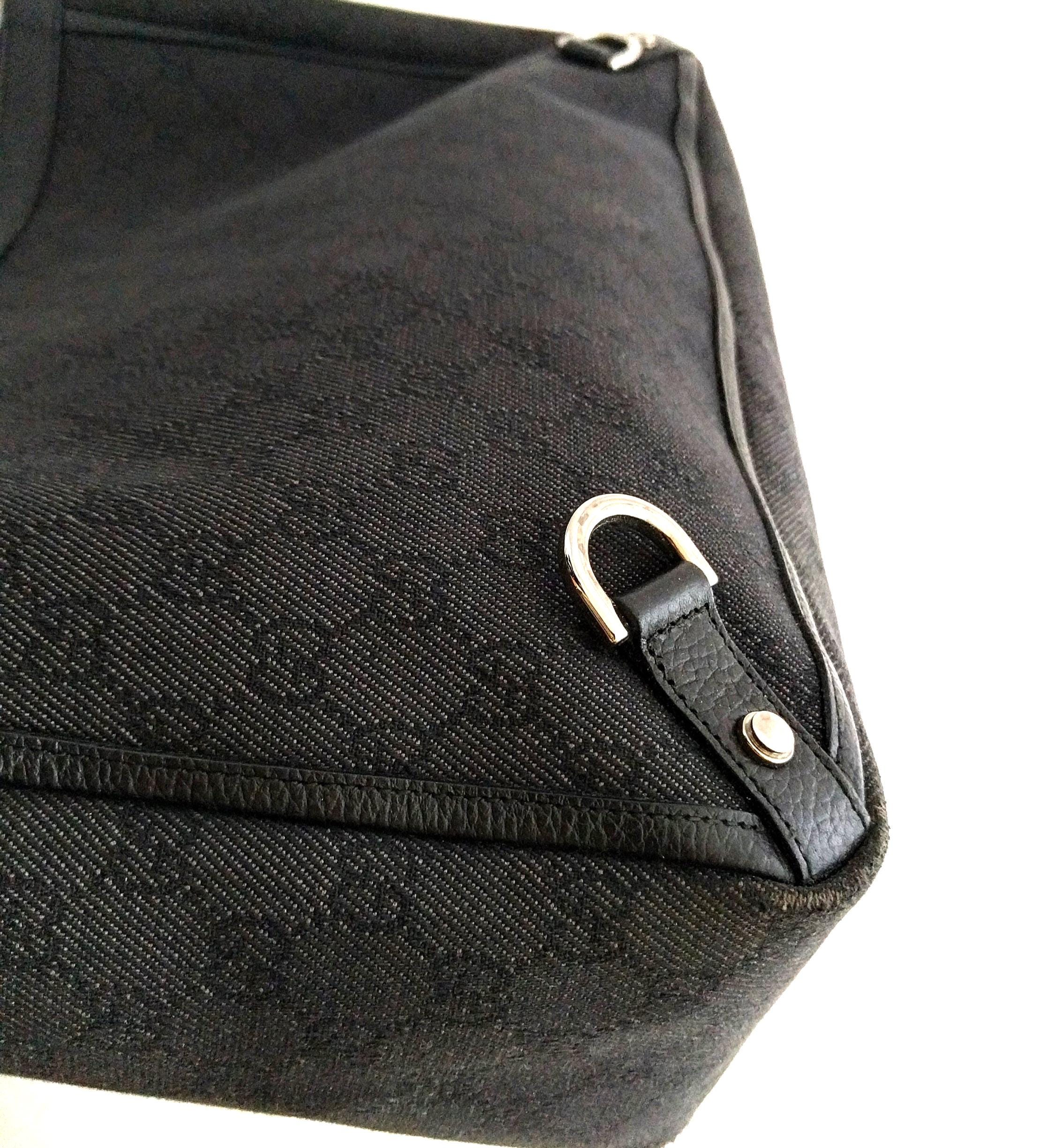 Gucci GG Canvas Abbey D-ring Tote Bag – Black GG Monogram Canvas