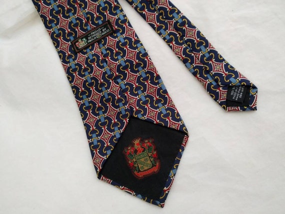 Paolo GUCCI Vintage - 100% Silk tie- Made in Italy - image 3