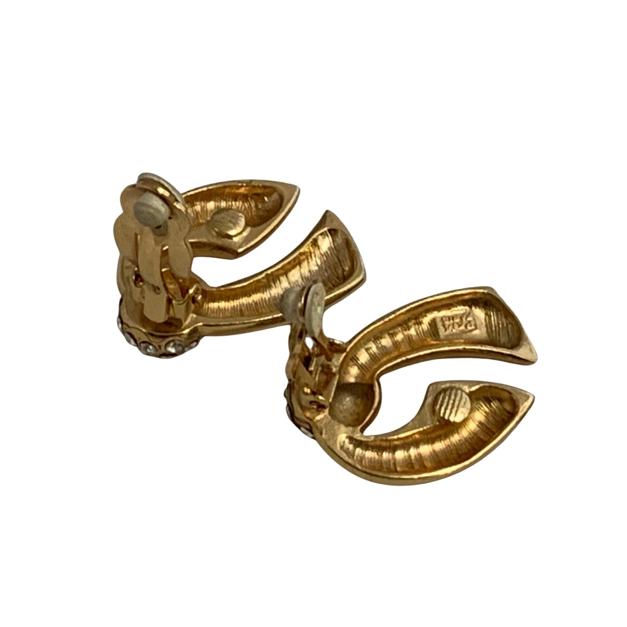 Bello London Orecchini A Clip Placcati Oro Con Cristalli Trasparenti – Modello Esme C – Orecchini Per Orecchie Non Forate, Eleganti E Brillanti - 2