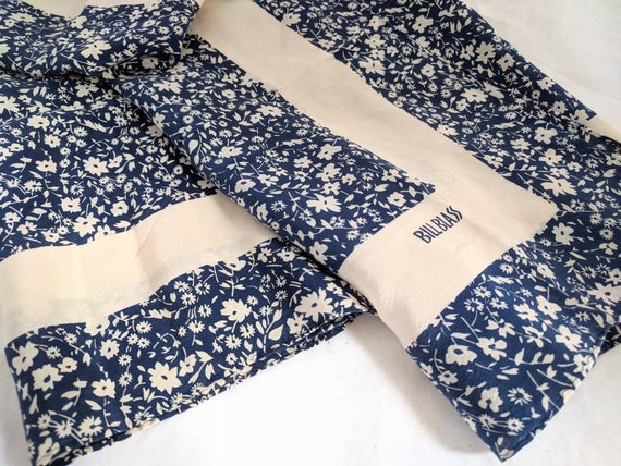 BILL BLASS - Sping Flowers!! - gorgeous silk care