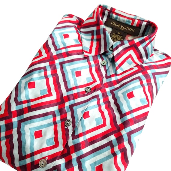 Louis Vuitton-damesblouse - getailleerd LV-shirt voor dames, elegante LOUIS  VUITTON-top, designermode - Etsy Nederland