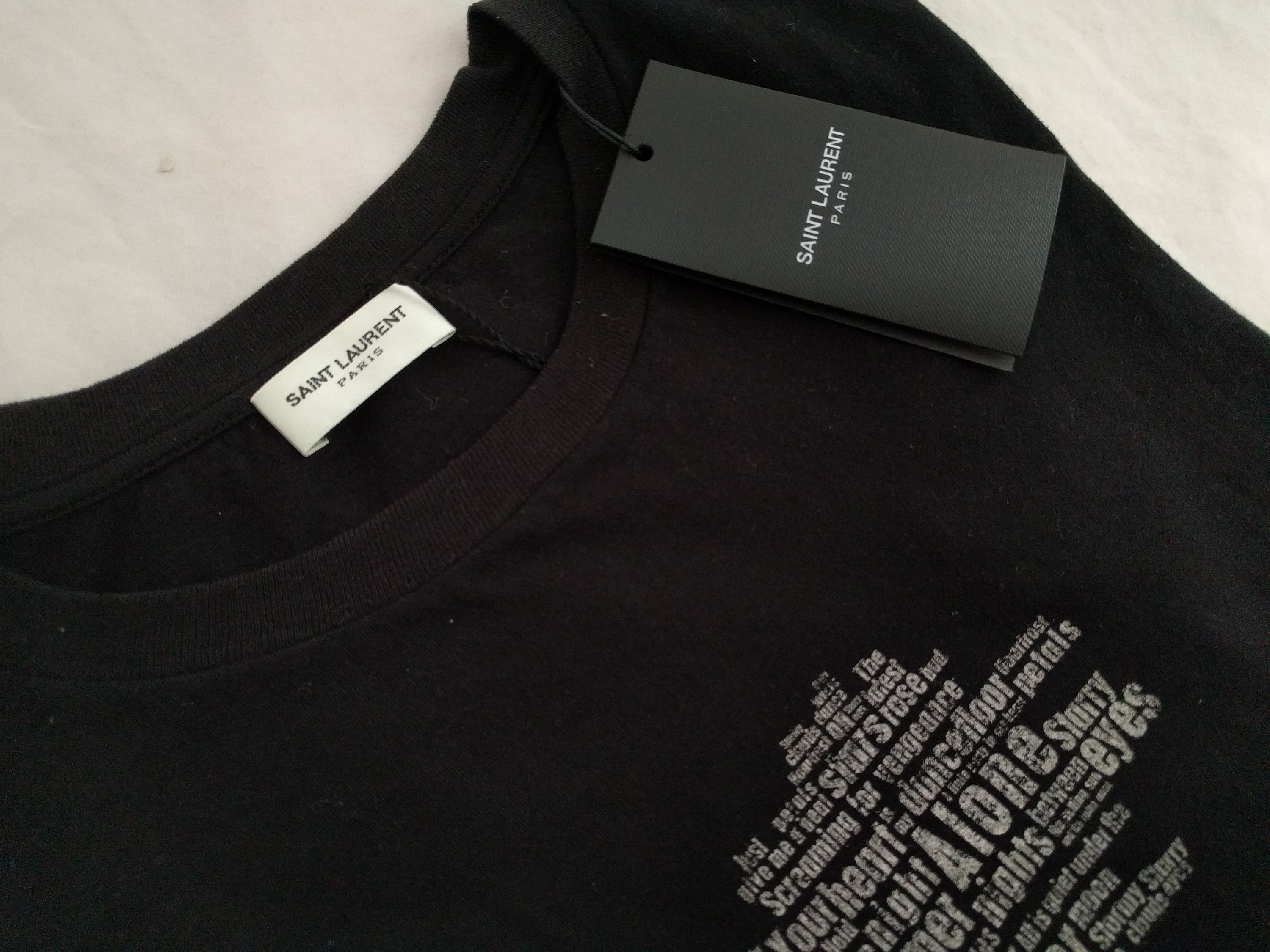 Saint Laurent t shirt YSL black shirt for women tshirt