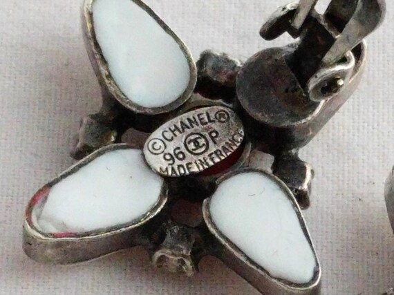 Chanel earrings rare Chanel Gripoix Earrings - ex… - image 3