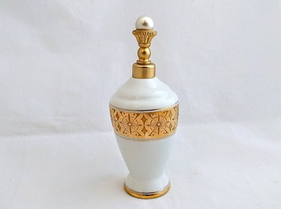 60er Jahre Vintage Parfum Flakon aus Porzellan - FRANCES LUXUS Parfumflakon