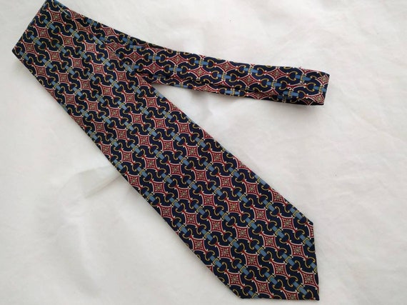 Paolo GUCCI Vintage - 100% Silk tie- Made in Italy - image 5