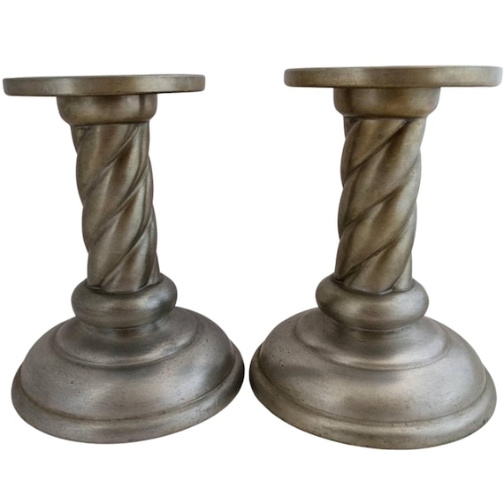 Rare Vintage Savo Tinn Pewter Candle Holders – Nordic Scandinavian