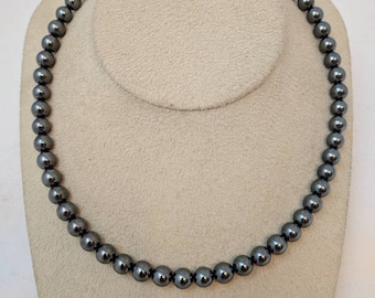 ¡¡Clásico!! Collar "Black Diamond Bead" - excelente estado!